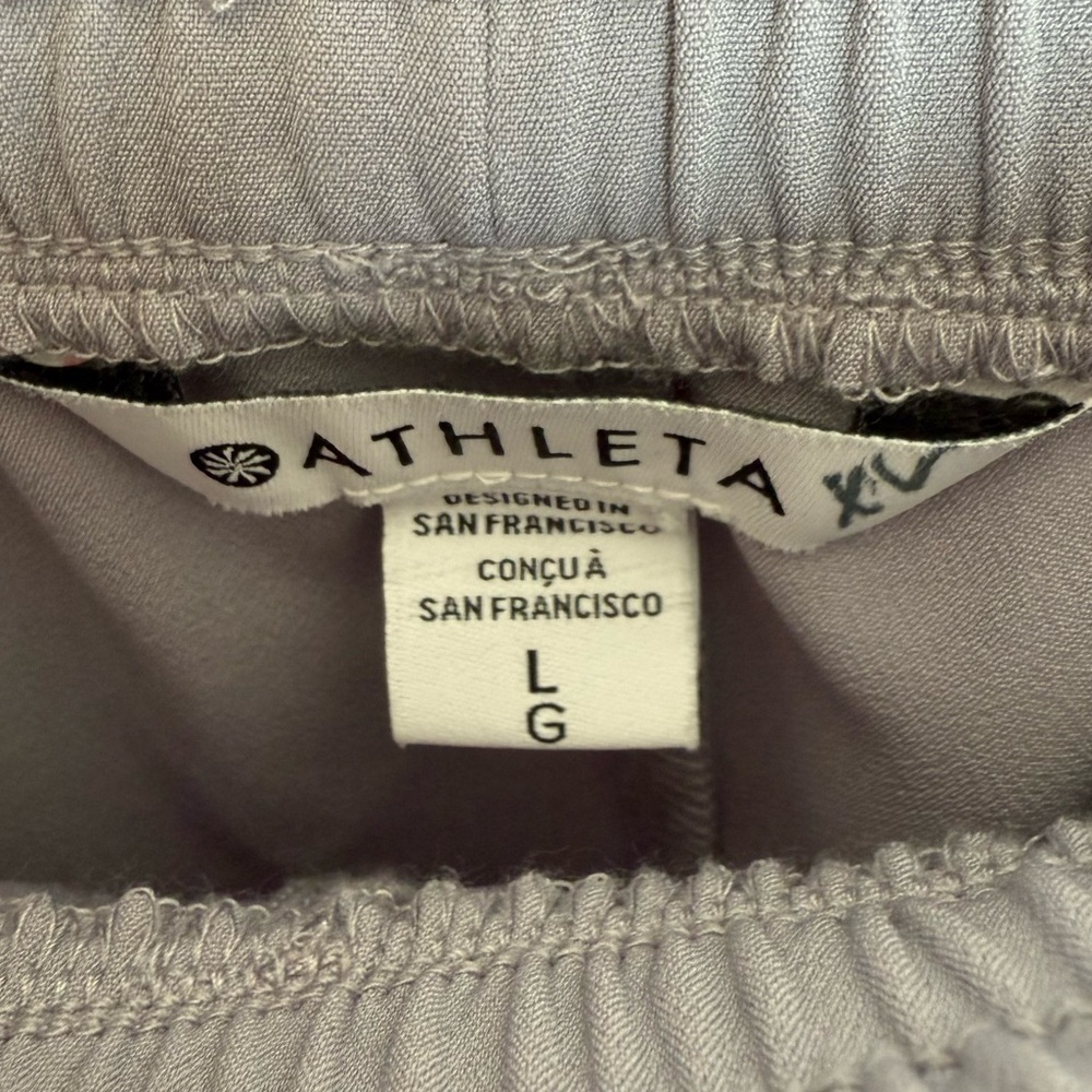 Athleta Violet Stride Midi Skirt Casual Athleisure Women’s Size Large - Picture 7 of 11